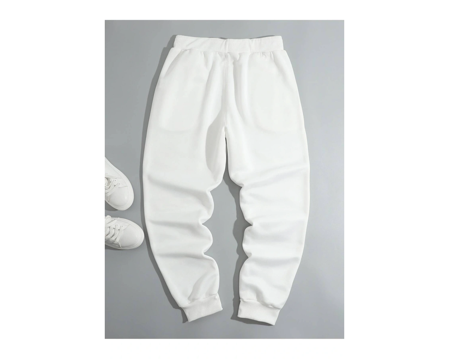 Cartoon & Slogan Graphic Drawstring Waist Eşofman Altı