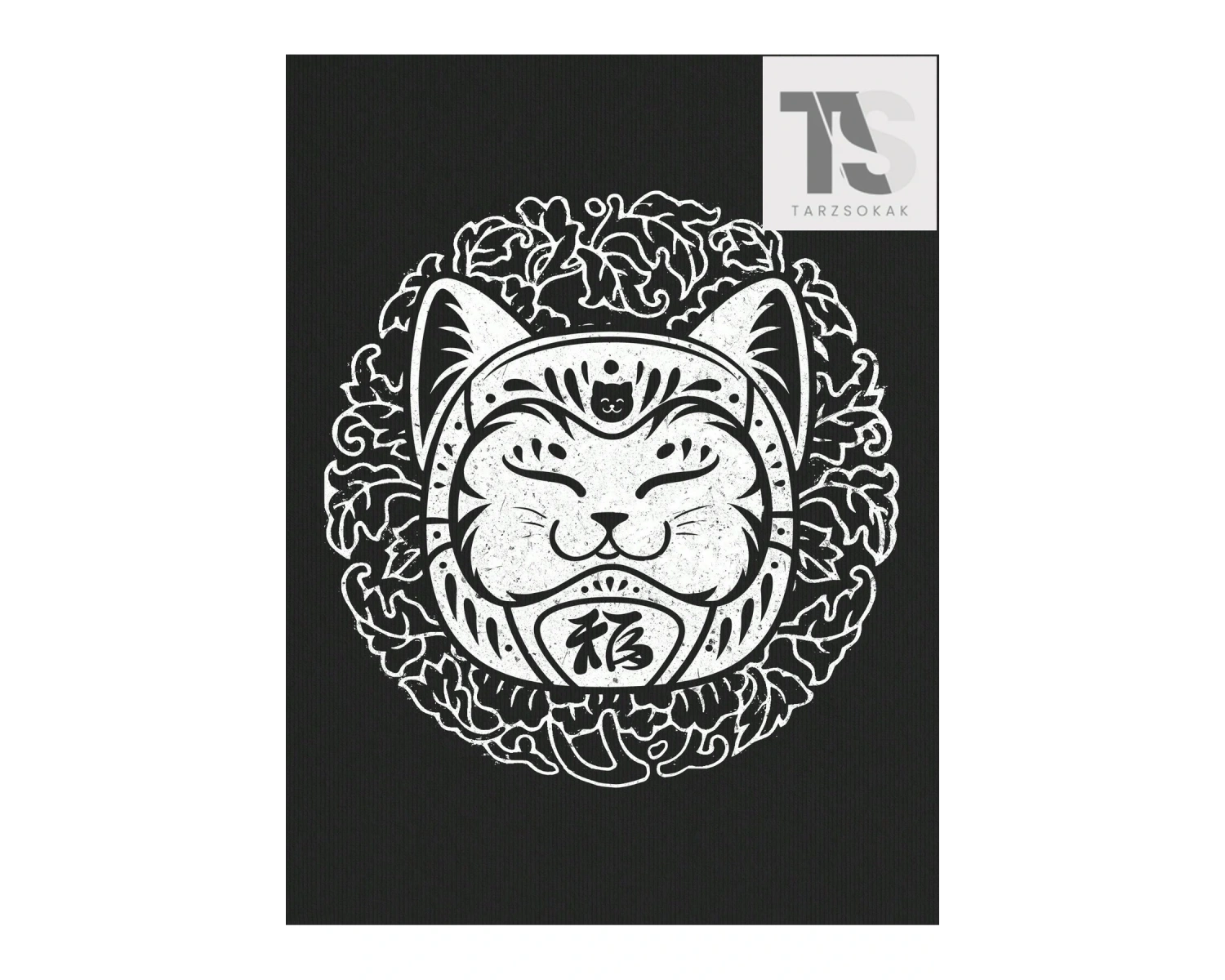 Catsneeze Goth Sloganı Kafatası Grafikli Drop Omuz Tişörtü