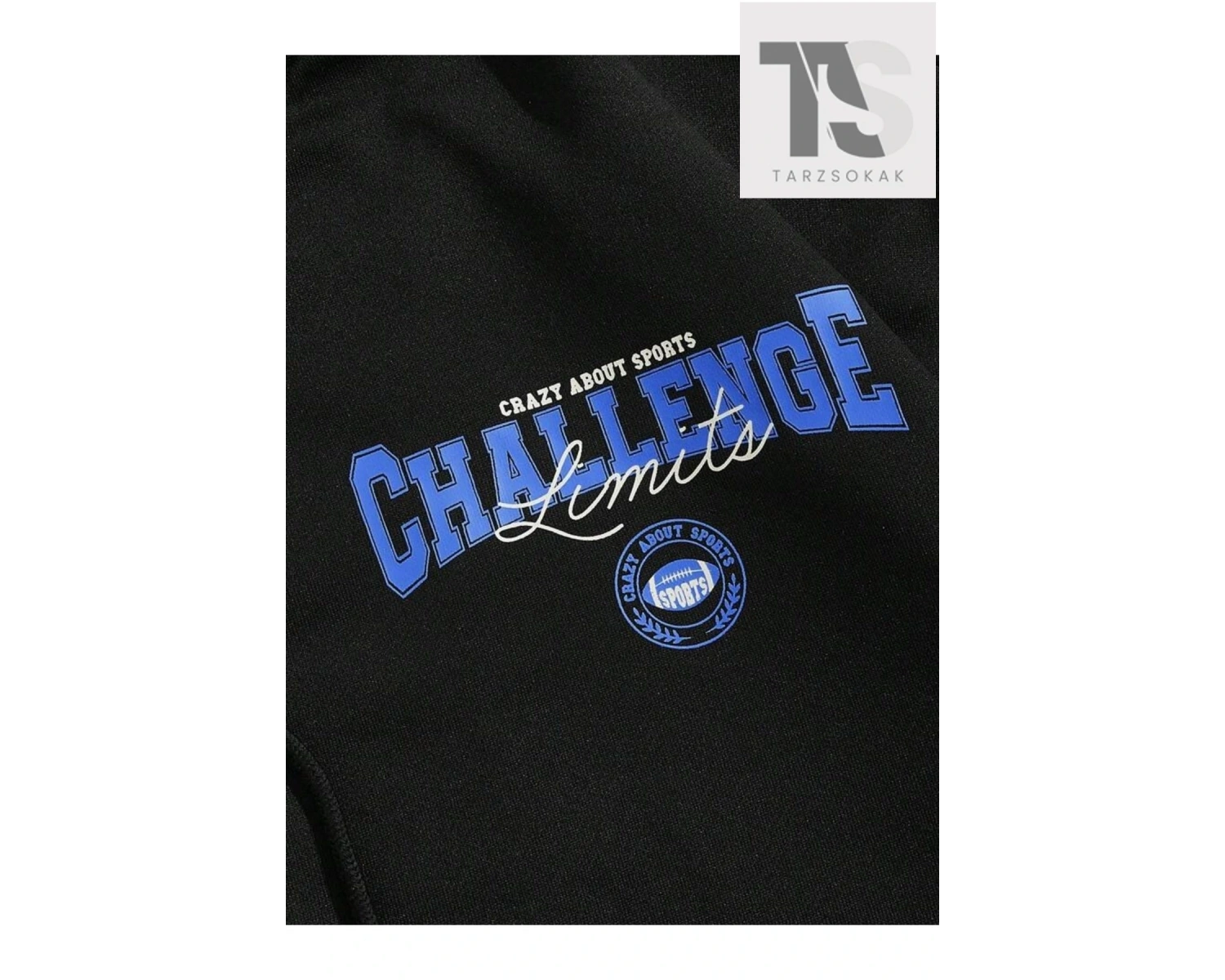 Challange Sweatshirt Fermuarlı Hırka Siyah