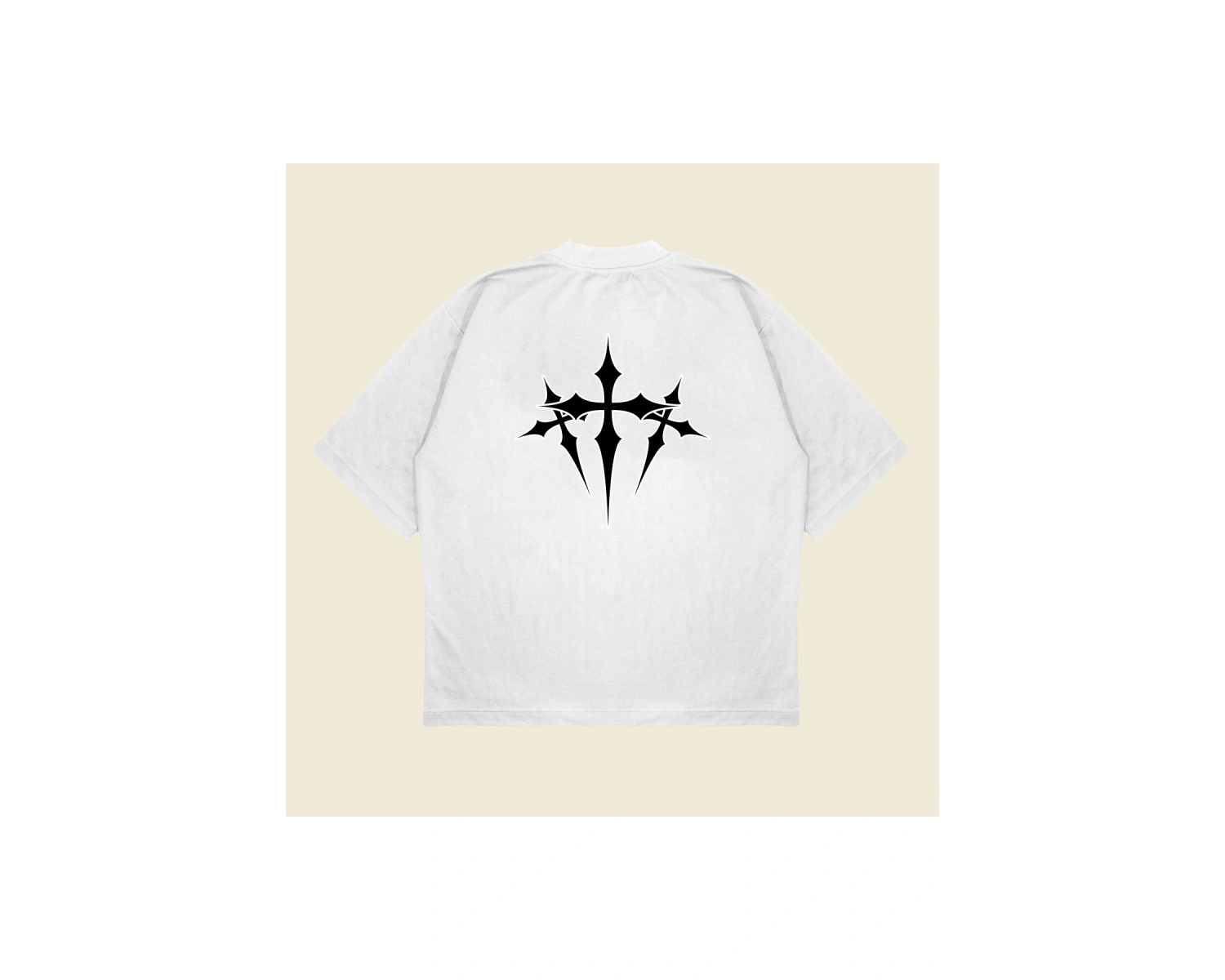 Chrome Hearts X Nocta Baskılı Oversize Unisex Pamuklu Nefes Alan Kalın Kumaşlı