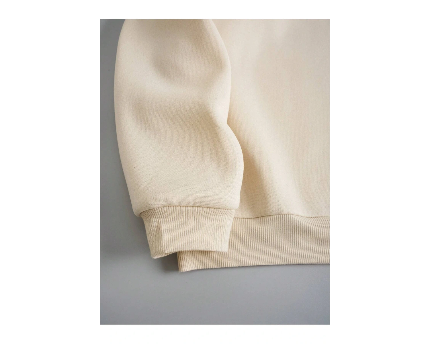 Çiçek Desenli Termal Astarlı Sweat Bej