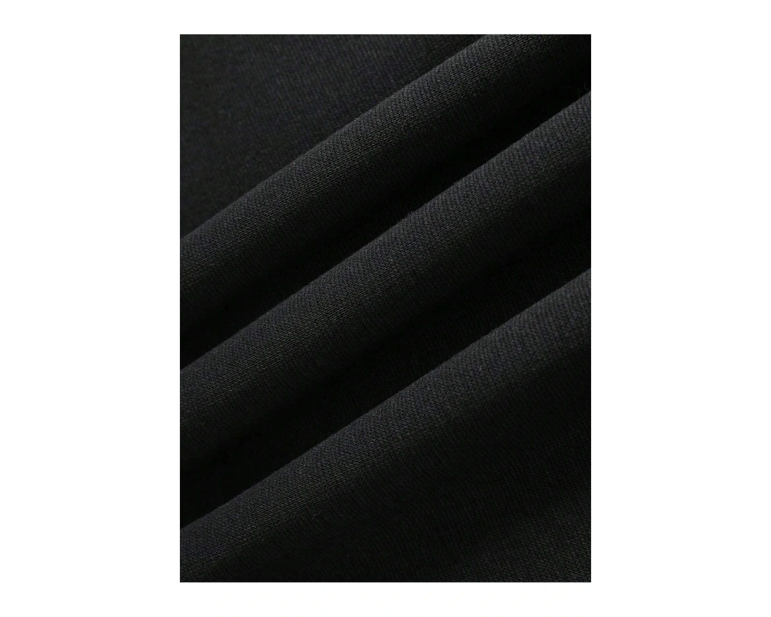 Çiçek Desenli Termal Astarlı Sweat Siyah