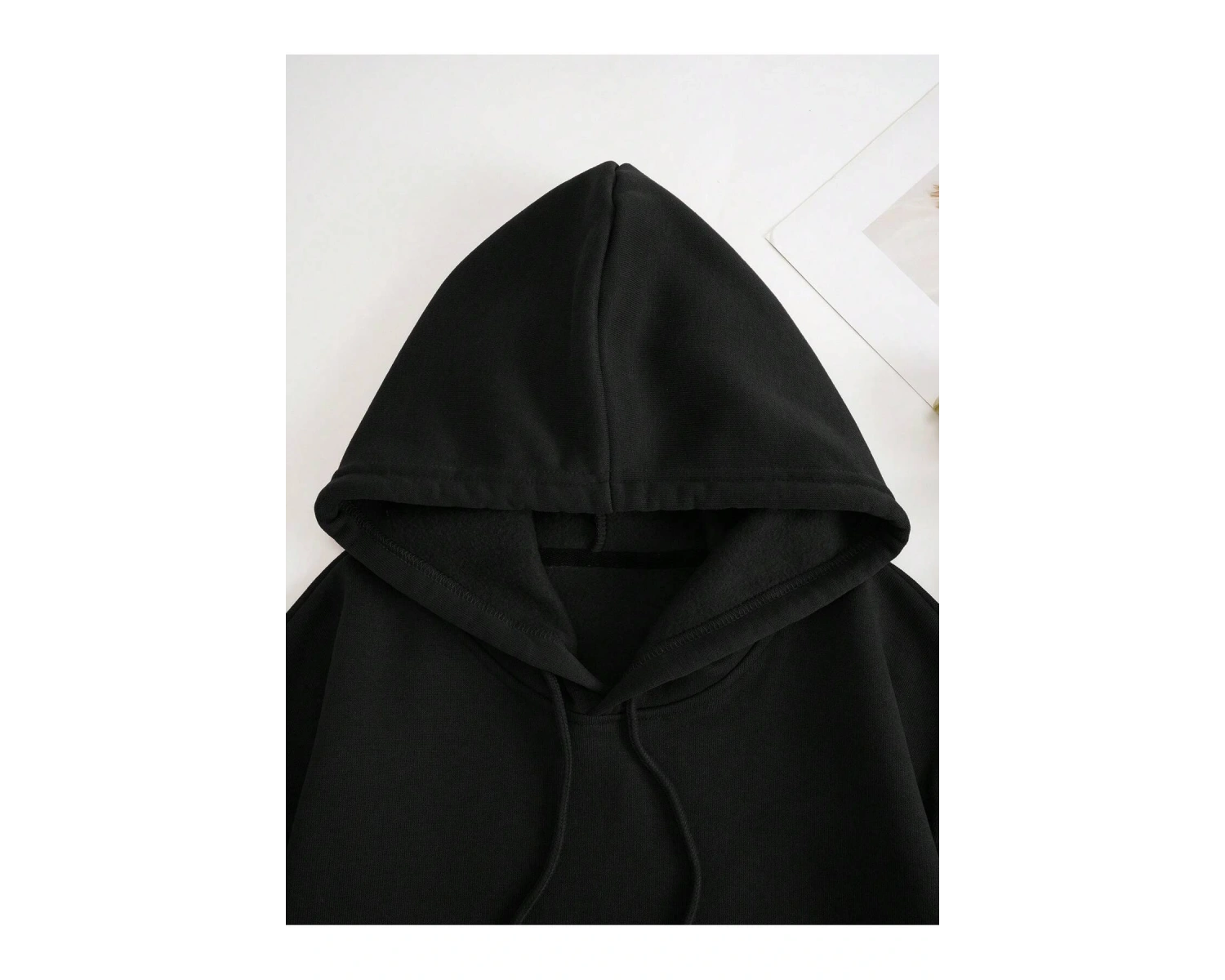 Coke serisi Skeleton Print Zip Up Thermal Lined Drawstring Hoodie