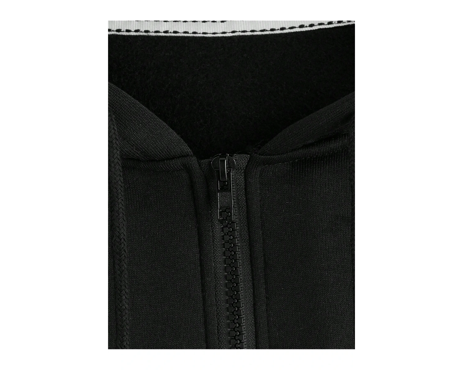 Coke serisi Slogan & Butterfly Print Drop Shoulder Drawstring Zipper Thermal Lined Hoodie