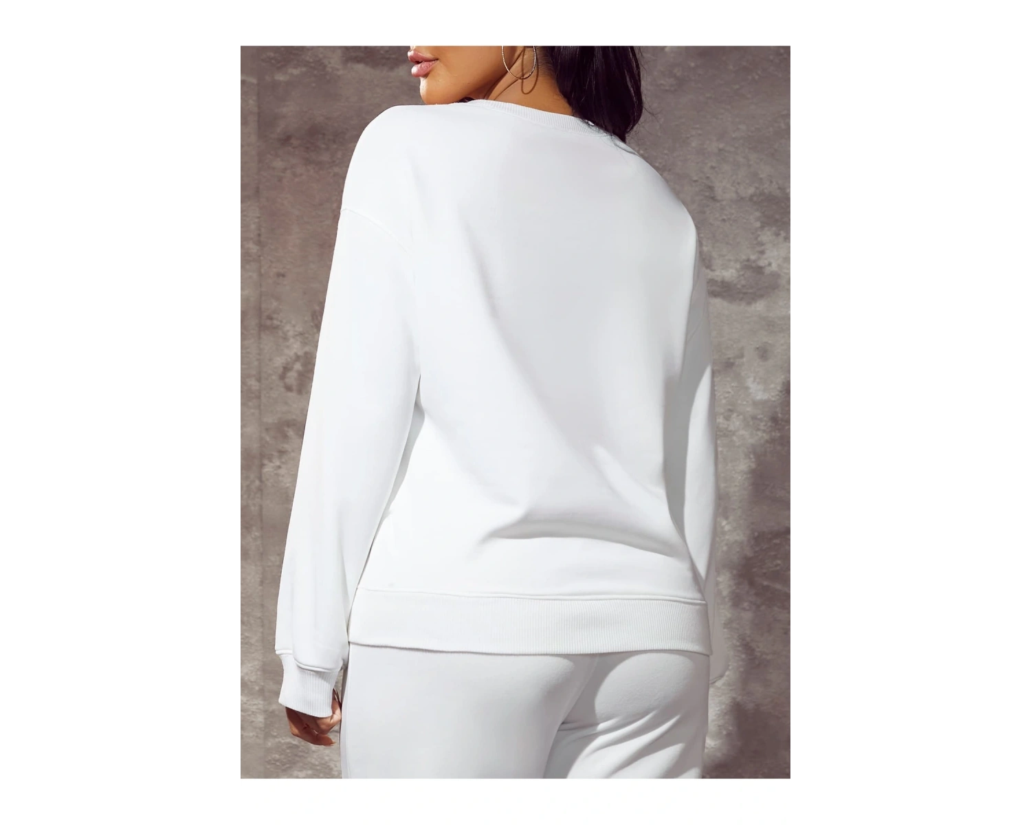 Coke serisi SXY Letter Graphic Drop Shoulder Sweatshirt