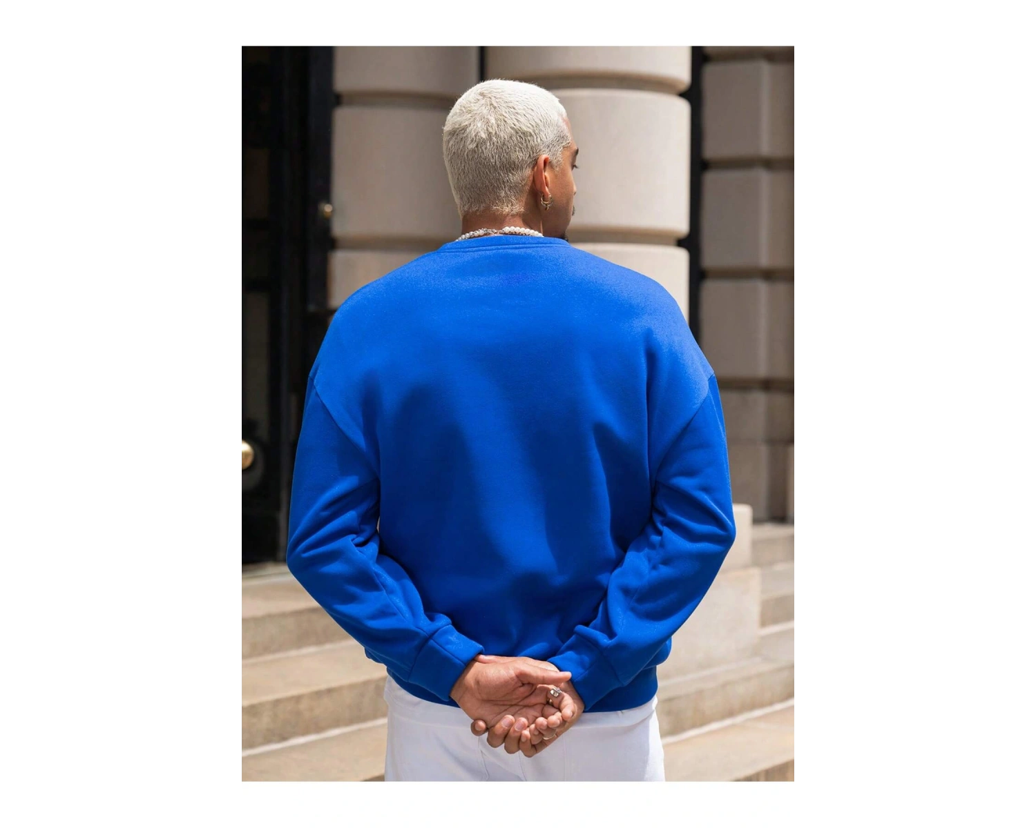 Coko serisi Manfinity Sporsity Letter Graphic Drop Shoulder Sweatshirt