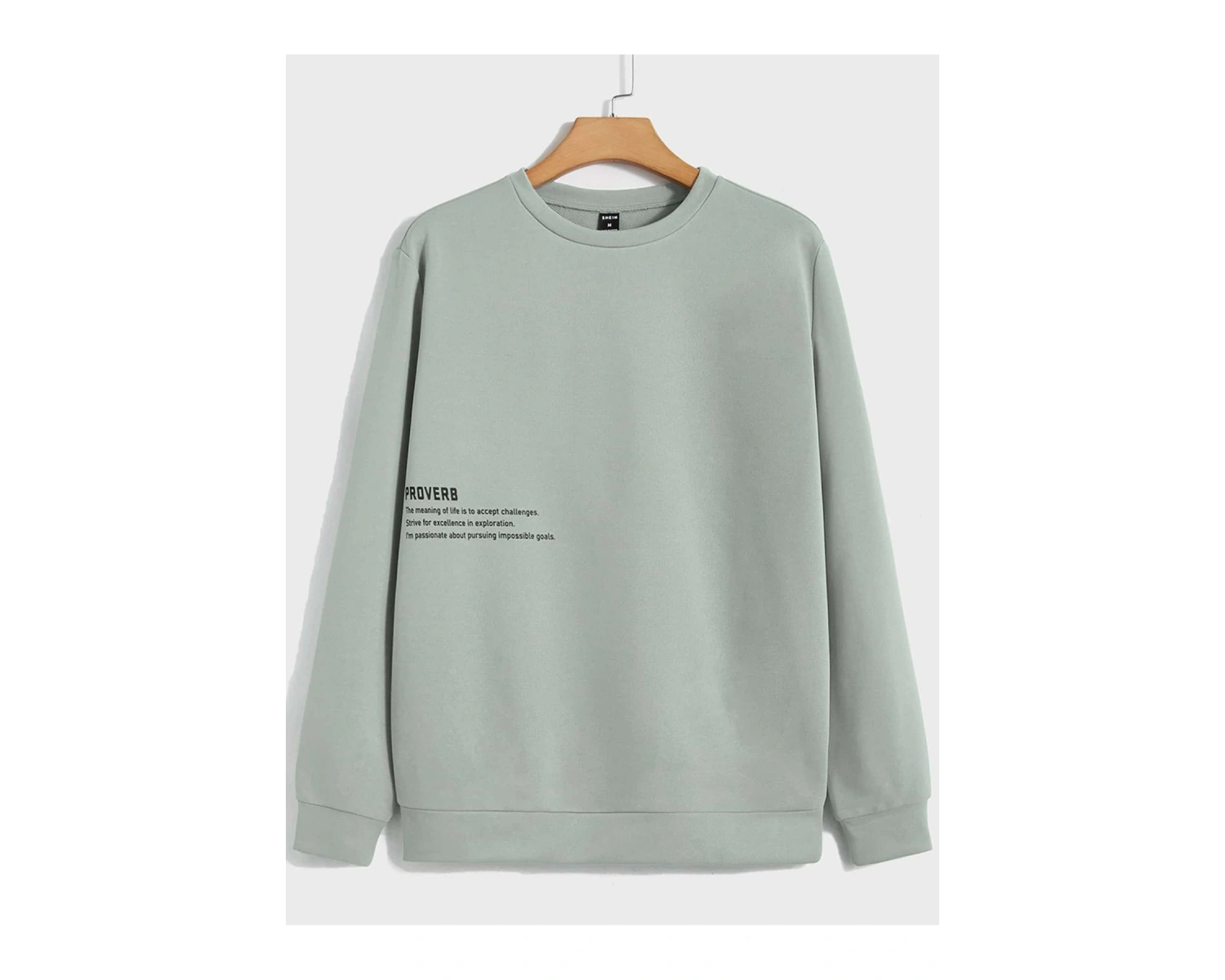 Coko serisi Slogan Graphic Pullover