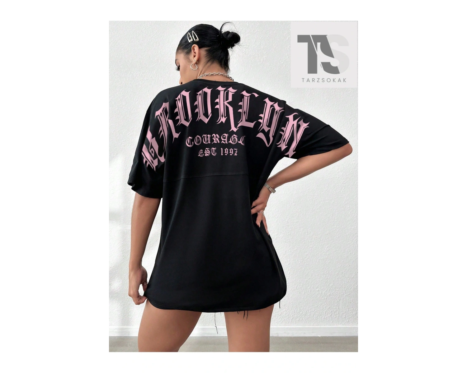 Coolane Basit Harf Baskılı Tişört