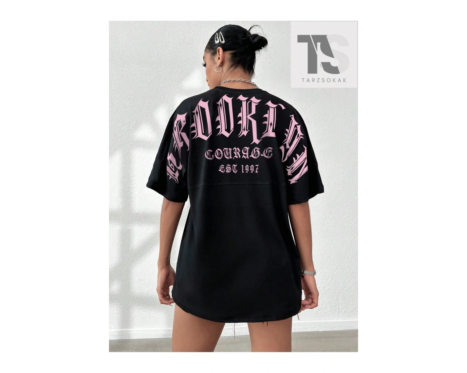 Coolane Basit Harf Baskılı Tişört