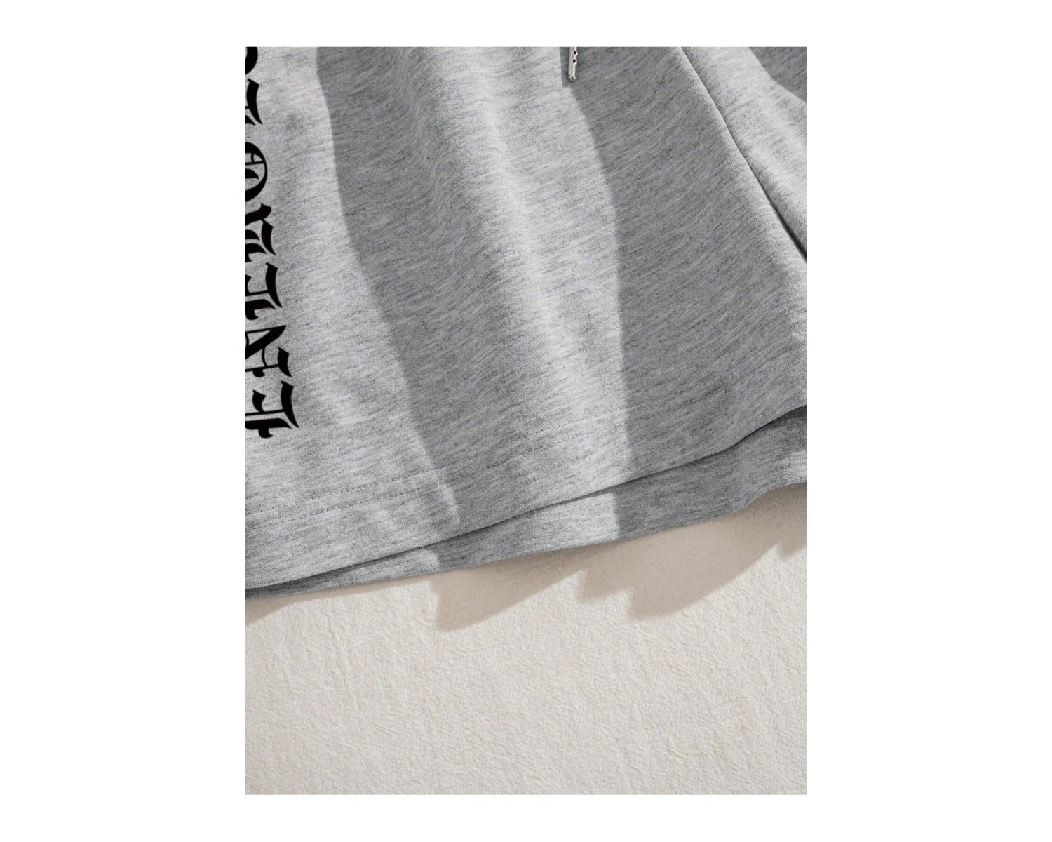 Coolane Butterfly & Letter Graphic Drawstring Waist Şort