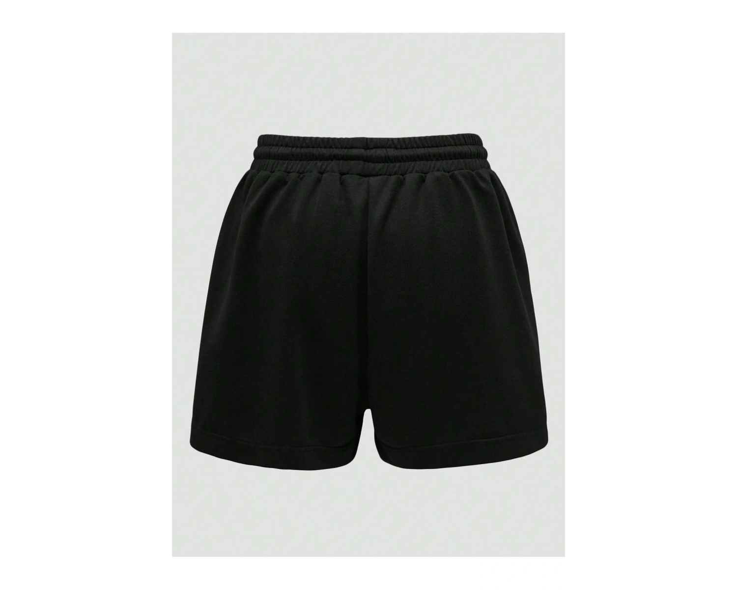 Coolane Cartoon & Slogan Graphic Drawstring Waist Şort