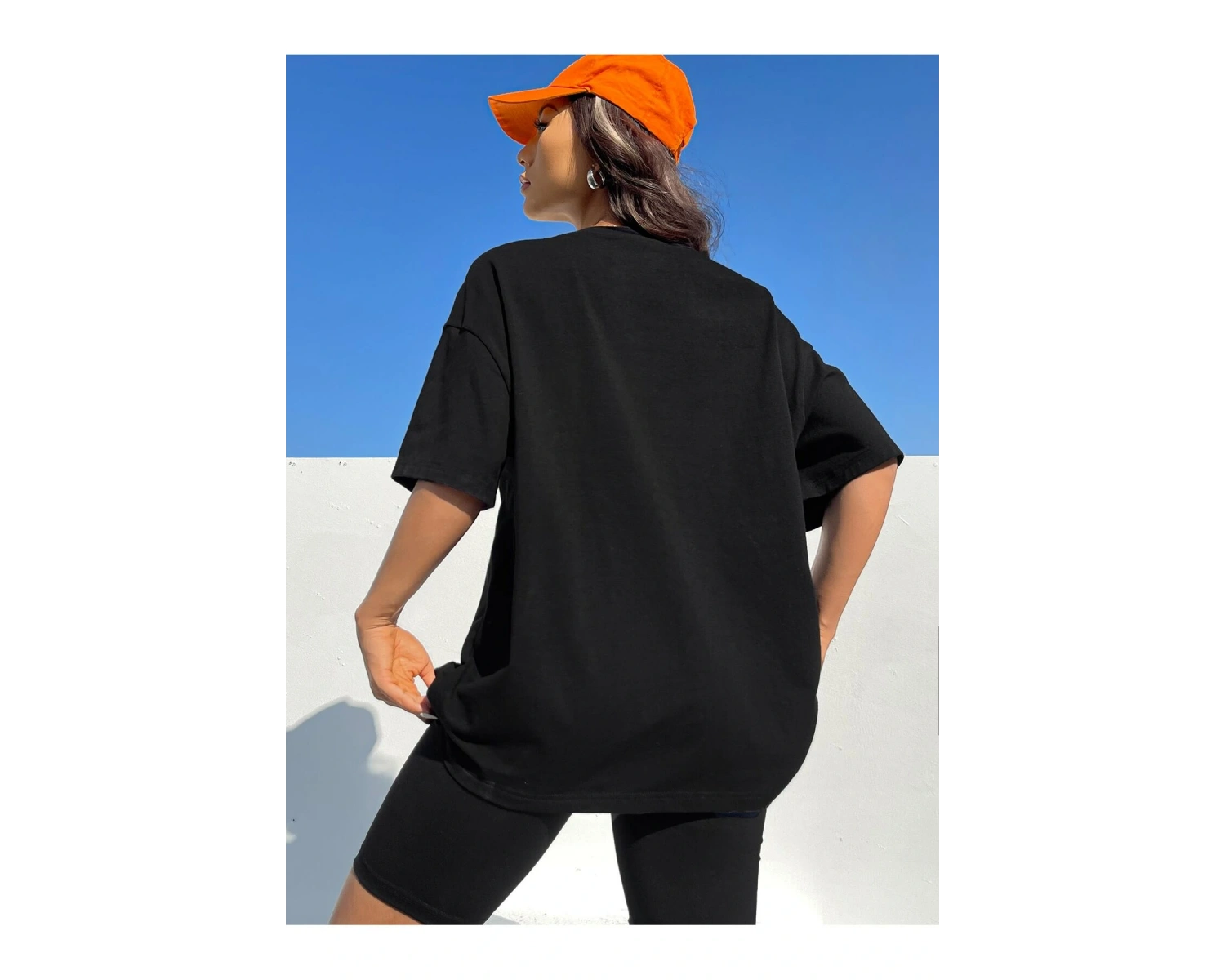 Coolane Kadın Günlük Basit Karikatür Mektup Baskı Kısa Kollu Yuvarlak Yaka Tişört, Yaza