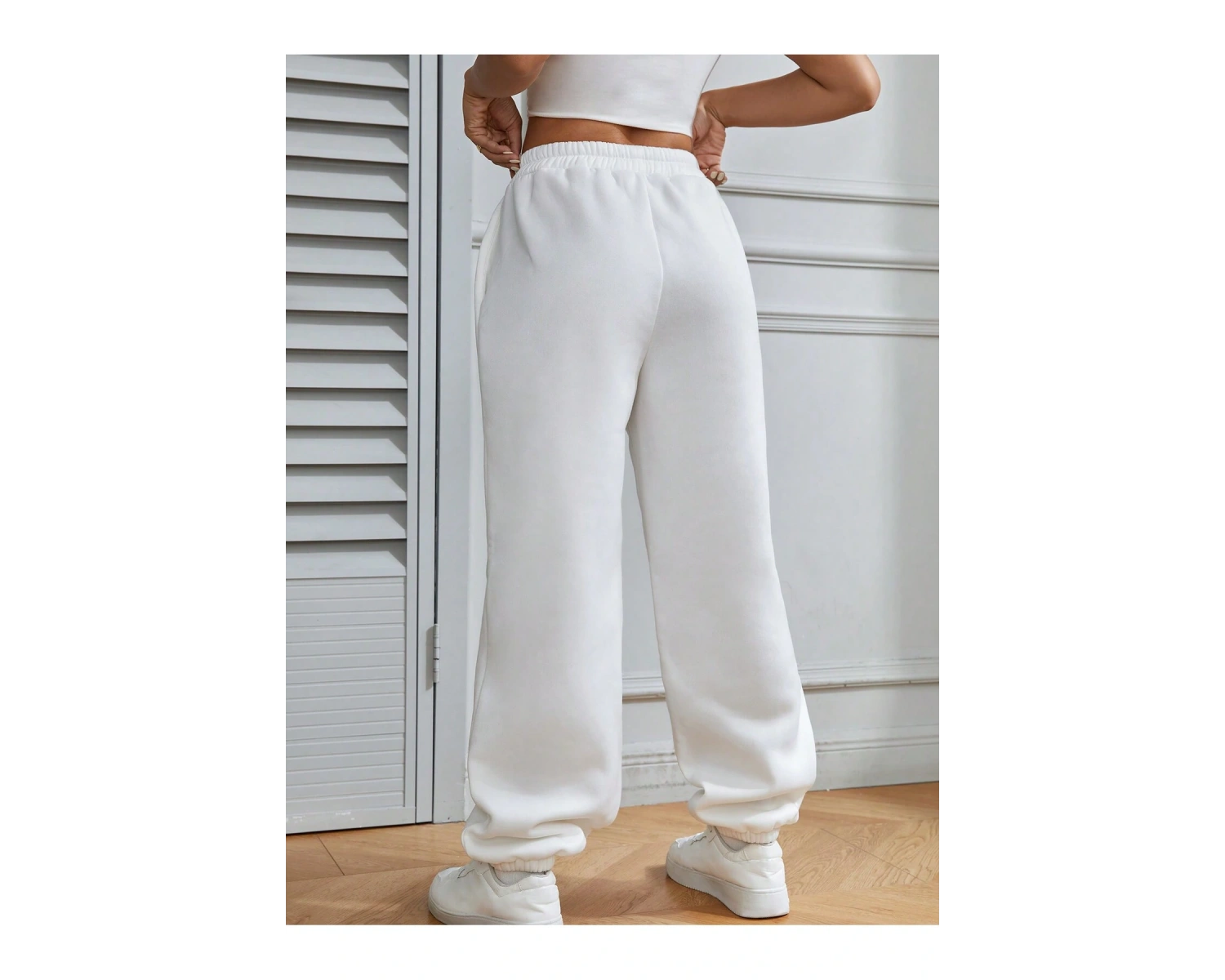 Coolane Letter Graphic Elastic Waist 4 Mevsim Eşofman