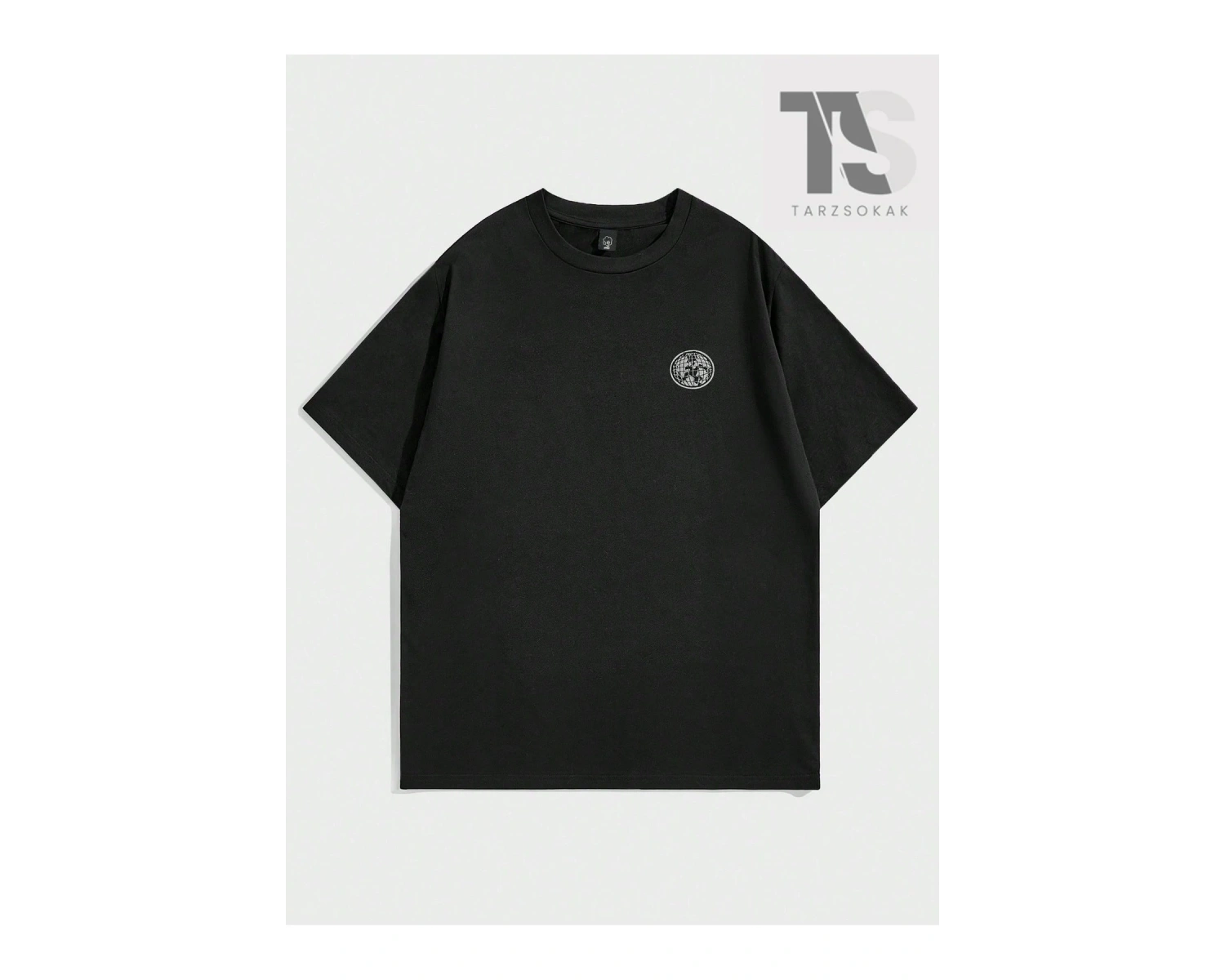 Coolane Şekil Grafikli Düşük Omuzlu Tişört