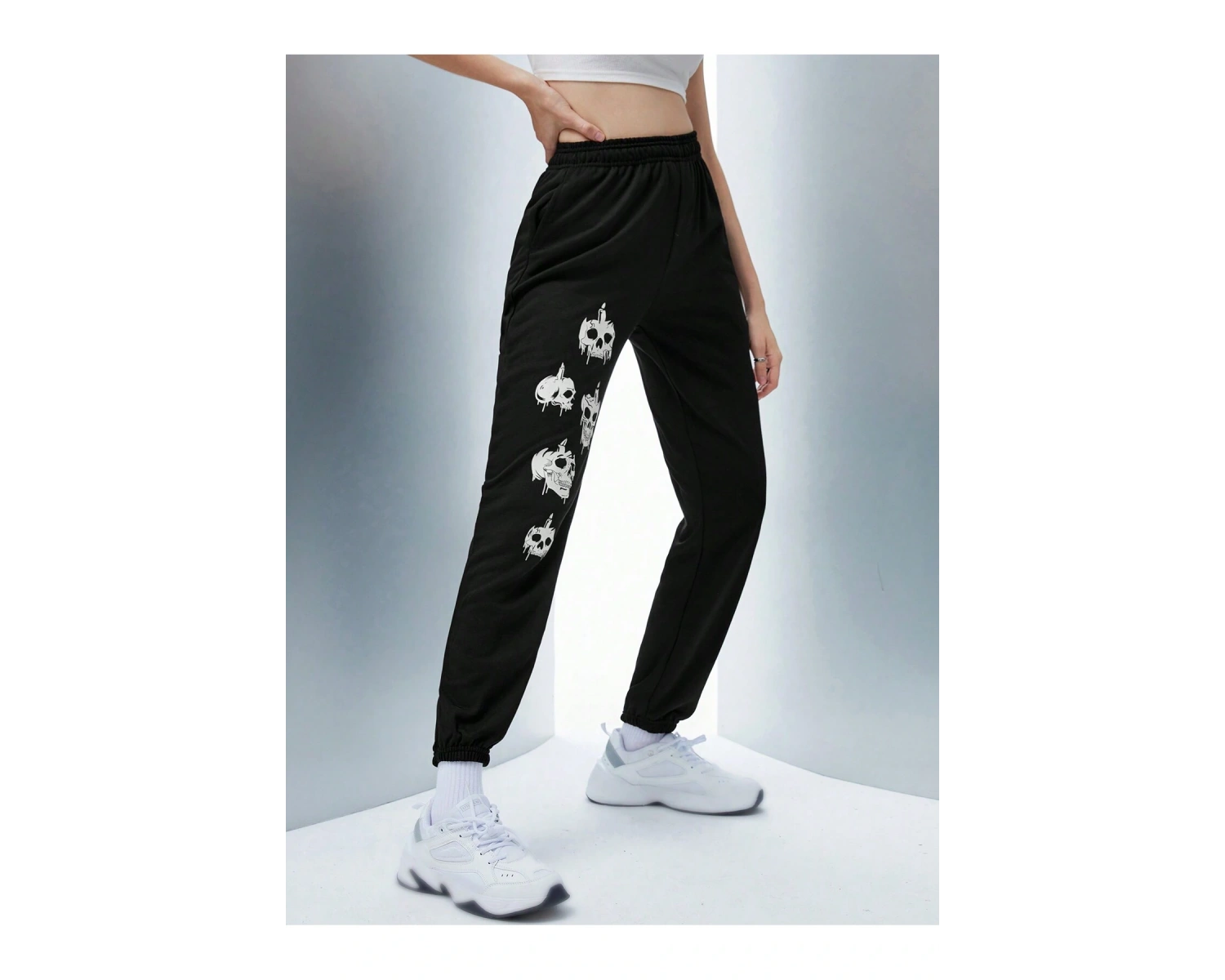 Coolane Skull Print 4 Mevsim Eşofman