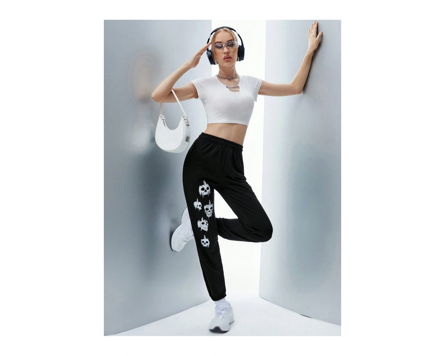 Coolane Skull Print 4 Mevsim Eşofman