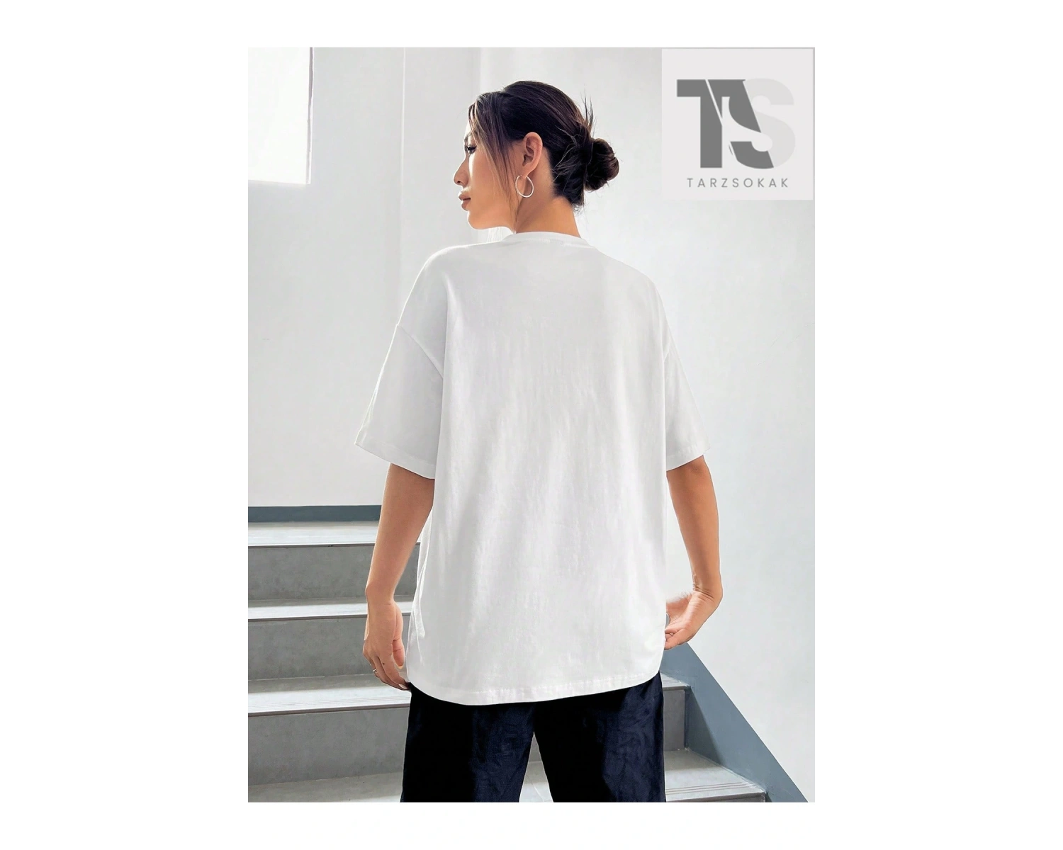 Coolane Sloganlı Grafik Düşük Omuzlu Tişört