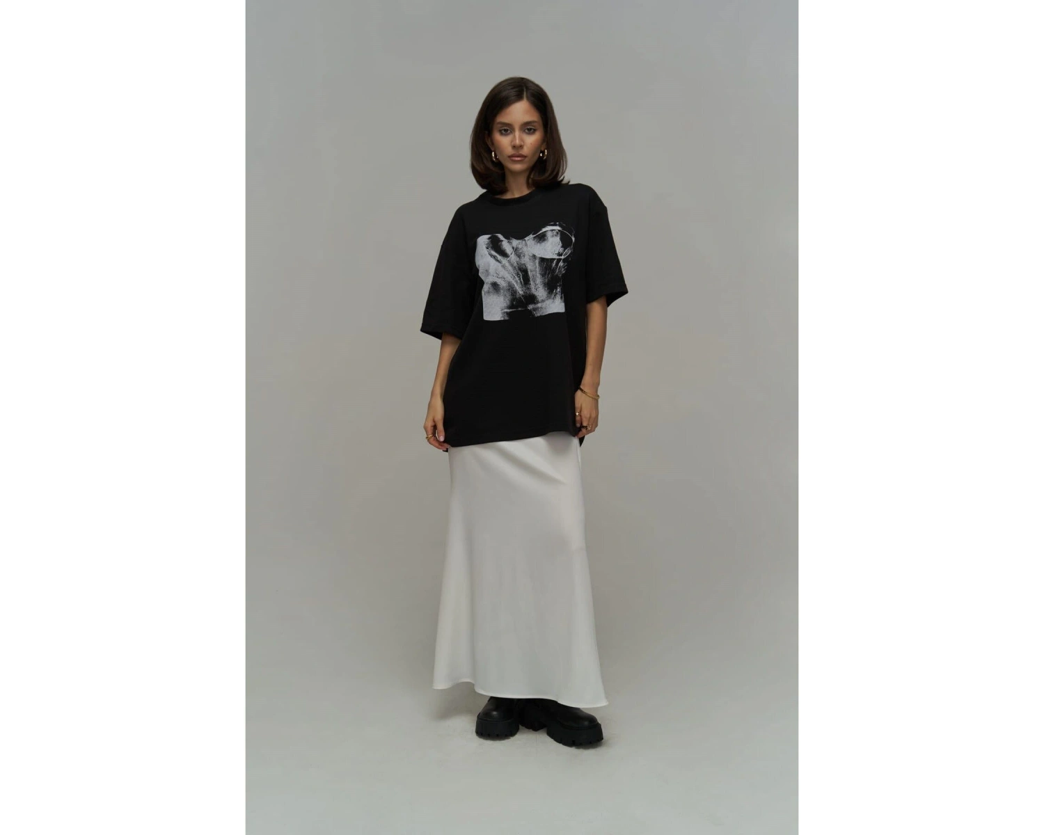 Corset Beyaz Oversize