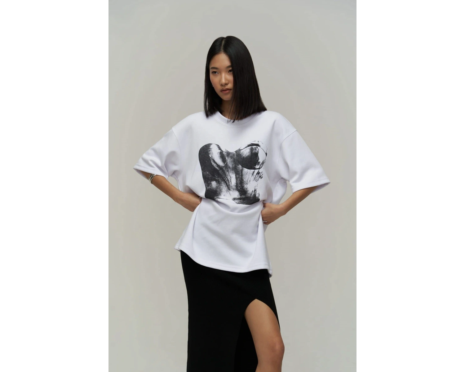 Corset Beyaz Oversize