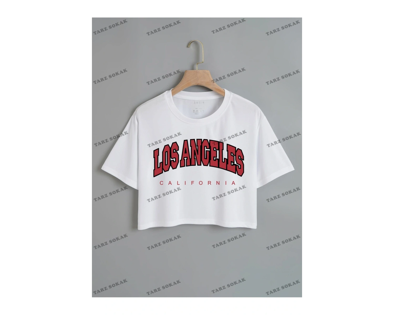 Crop CKOD-232913 Harf Grafikli Kırpma