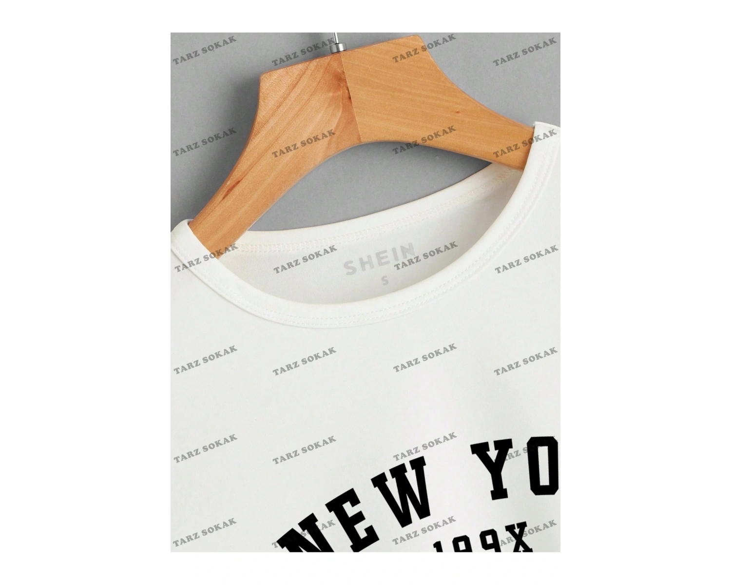 Crop CKOD-232913 Harf Grafikli Kırpma