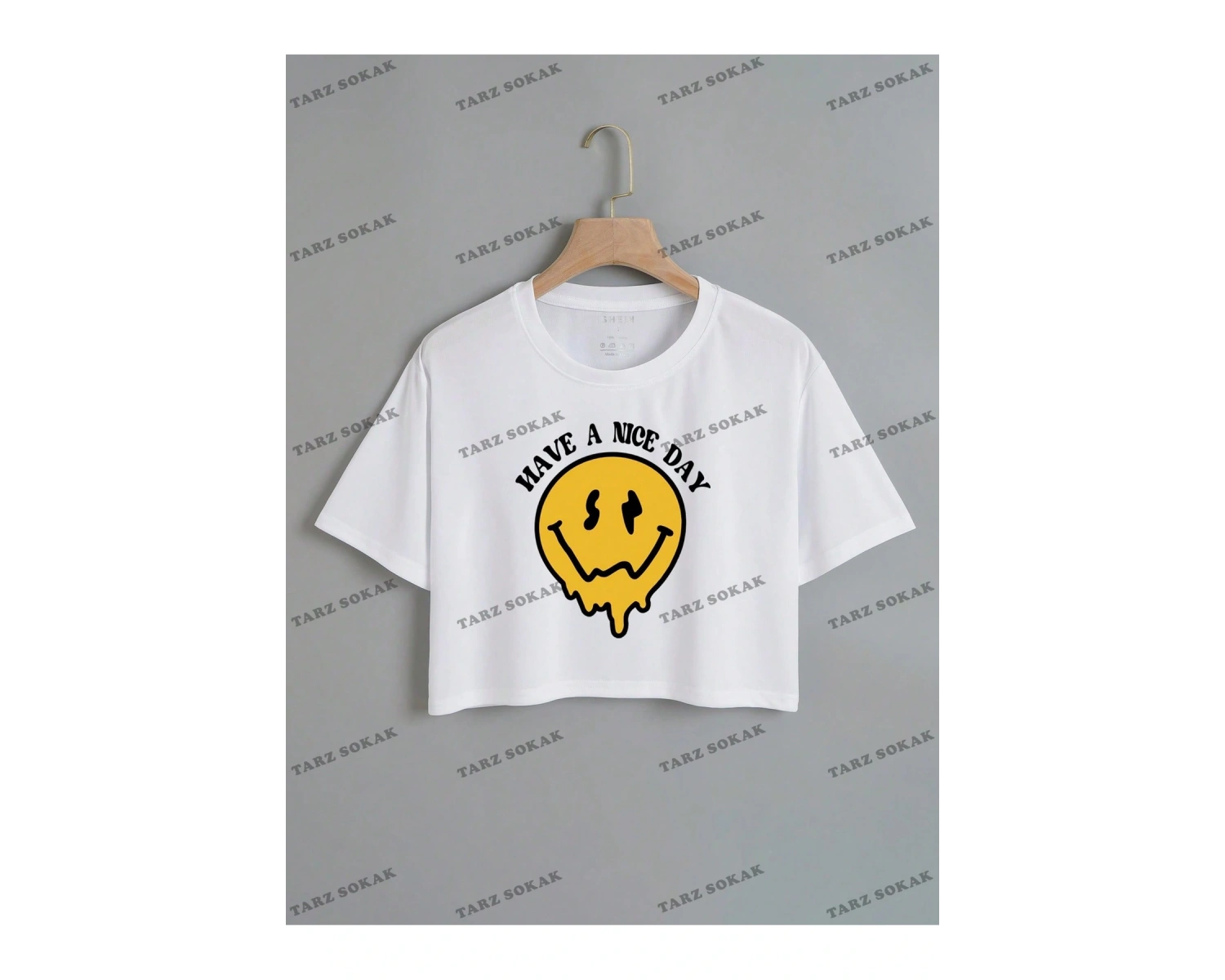 Crop CKOD-232913 Karikatür & Sloganlı Grafik Crop CKOD-232913 Tee