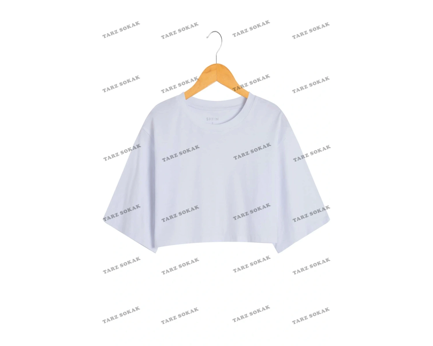 Crop CKOD-232913 Katı Düşük Omuz Kısa