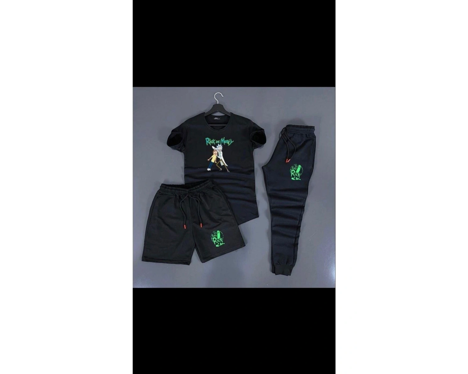 Deep & qaiser Rick Ayakta Baskı Unisex 3lü Kombin RİCKAYAK