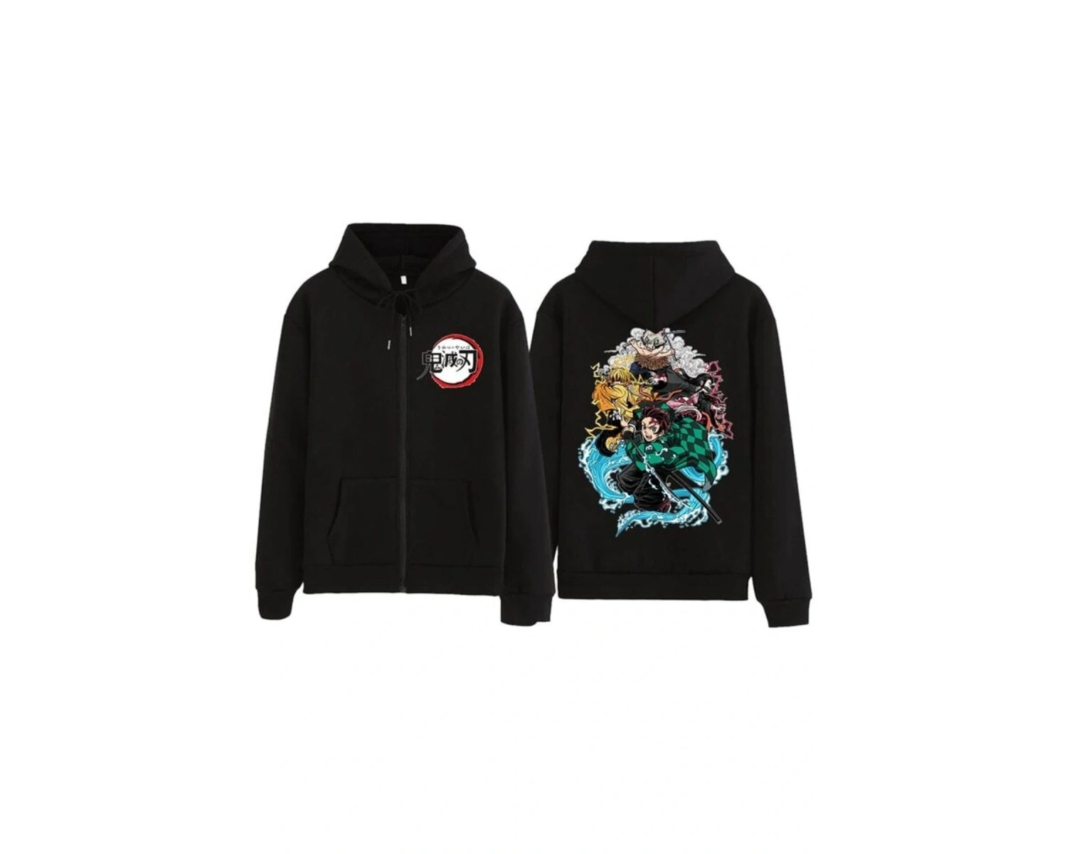 Demon Slayer Fermuarlı Hoıodie 12810