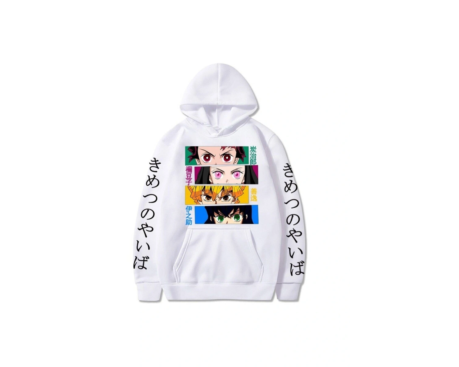 Demon Slayer Kamado Tanjirou Kapşonlu Hoodie Mod678 14563 Siyah