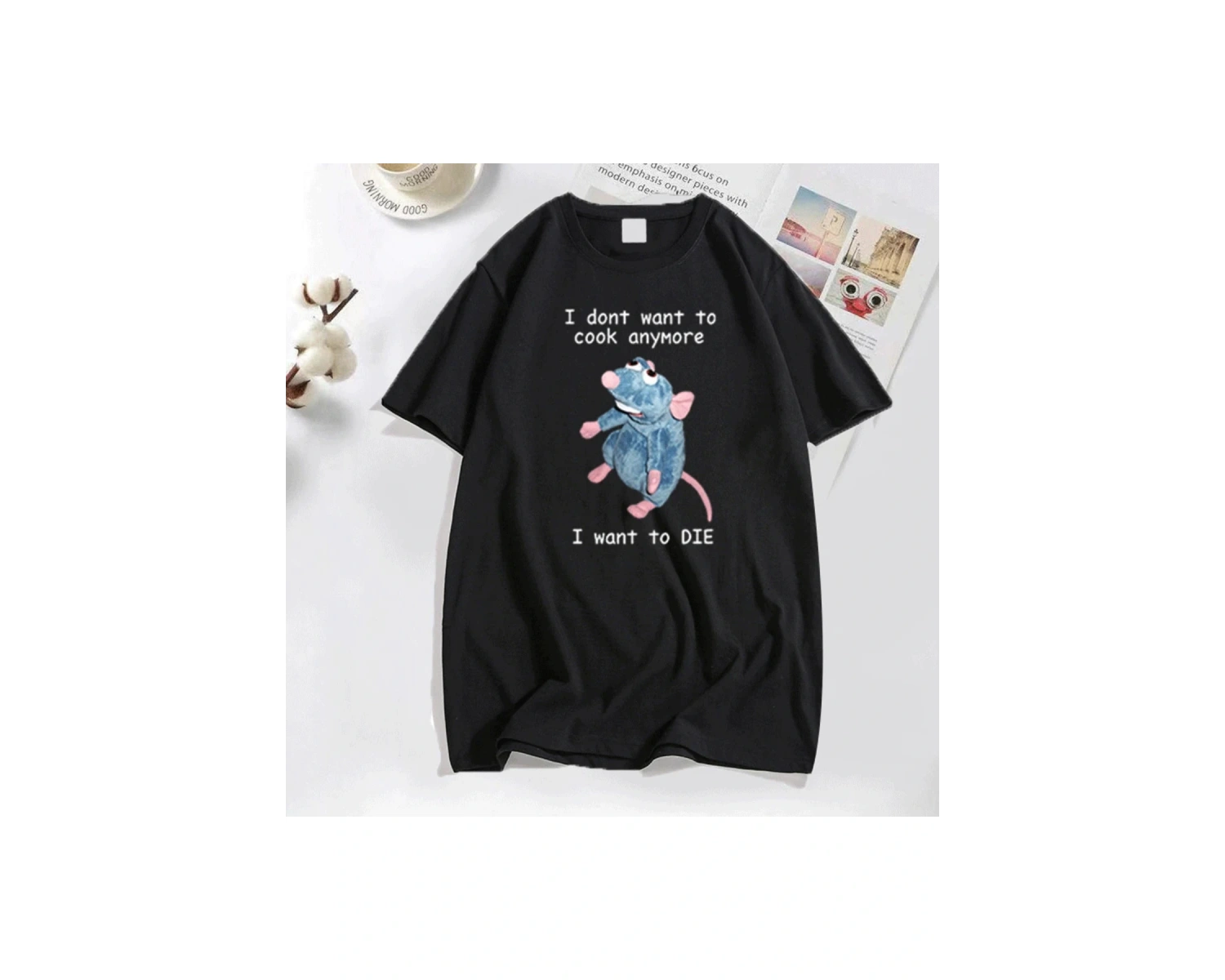 Dexter Morgan Kedi T-shirt Komik Pamuk Kısa Kollu O Boyun Tshirt Unisex Streetwear Erkek Giys 2802