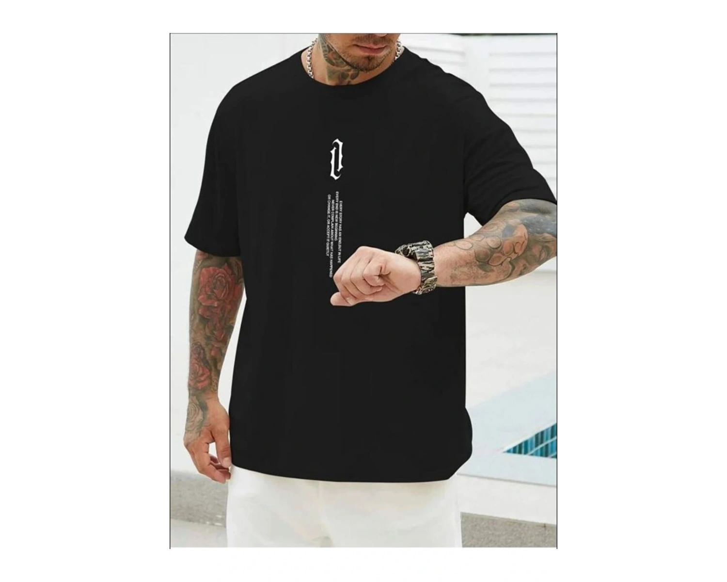 Dikey Baskılı Erkek