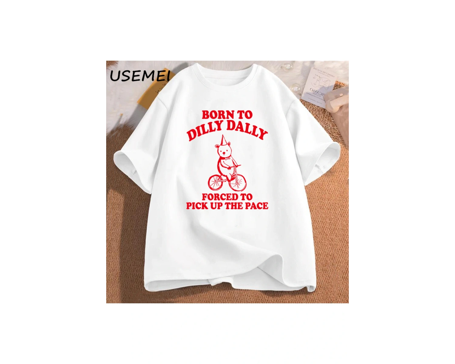 Dilly Dally için doğan Pace T Shirt komik alaycı giyim pamuk kısa kollu grafik Tees erkek giy 2887