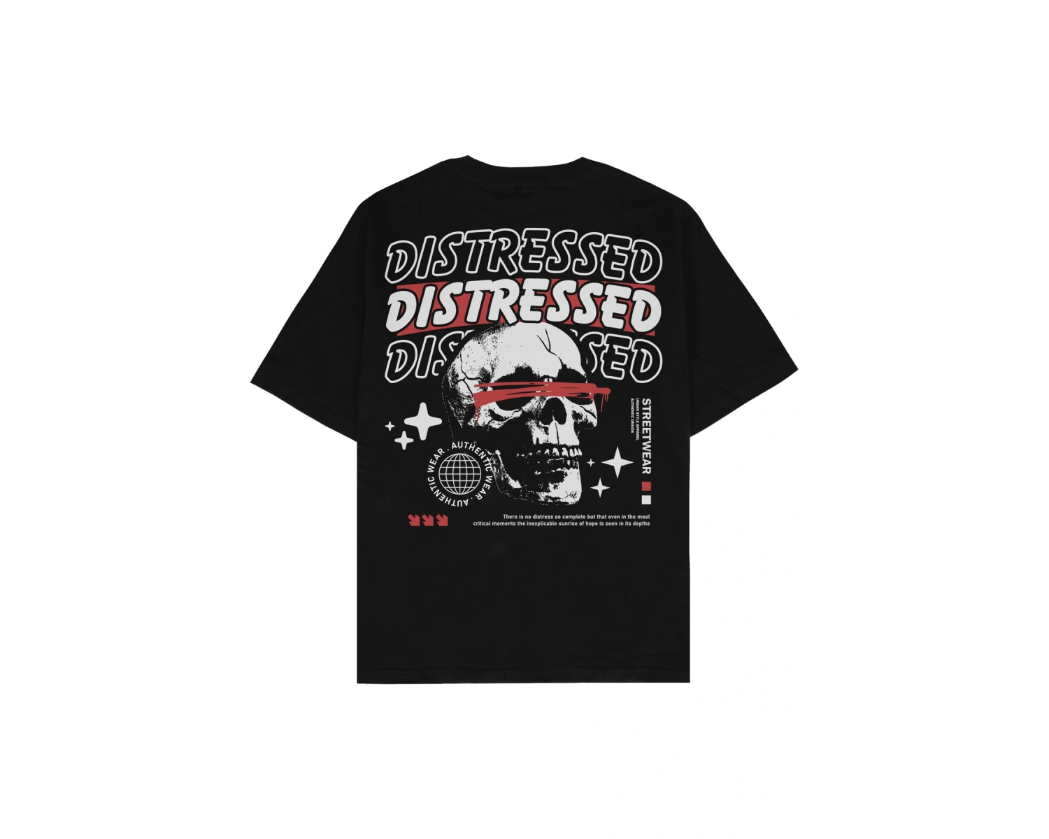 Distressed Oversize Unisex T-shirt