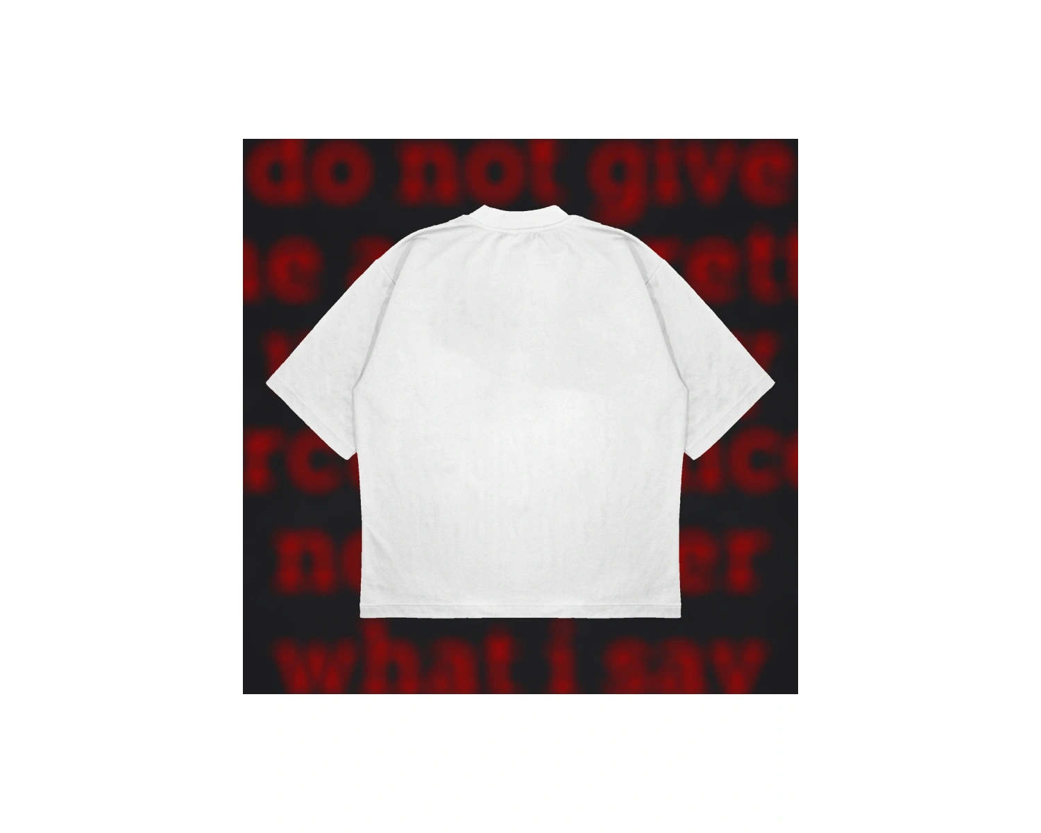 Do Not Give Me Cigarette Oversize Unisex Pamuklu Nefes Alan Kalın Kumaşlı