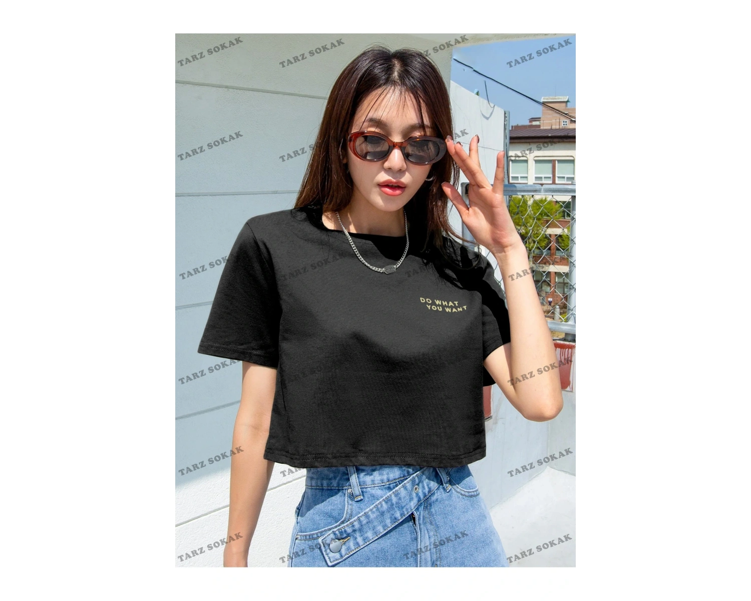 DO WHAT Baskılı Oversize Kalıp Unisex T-shirt