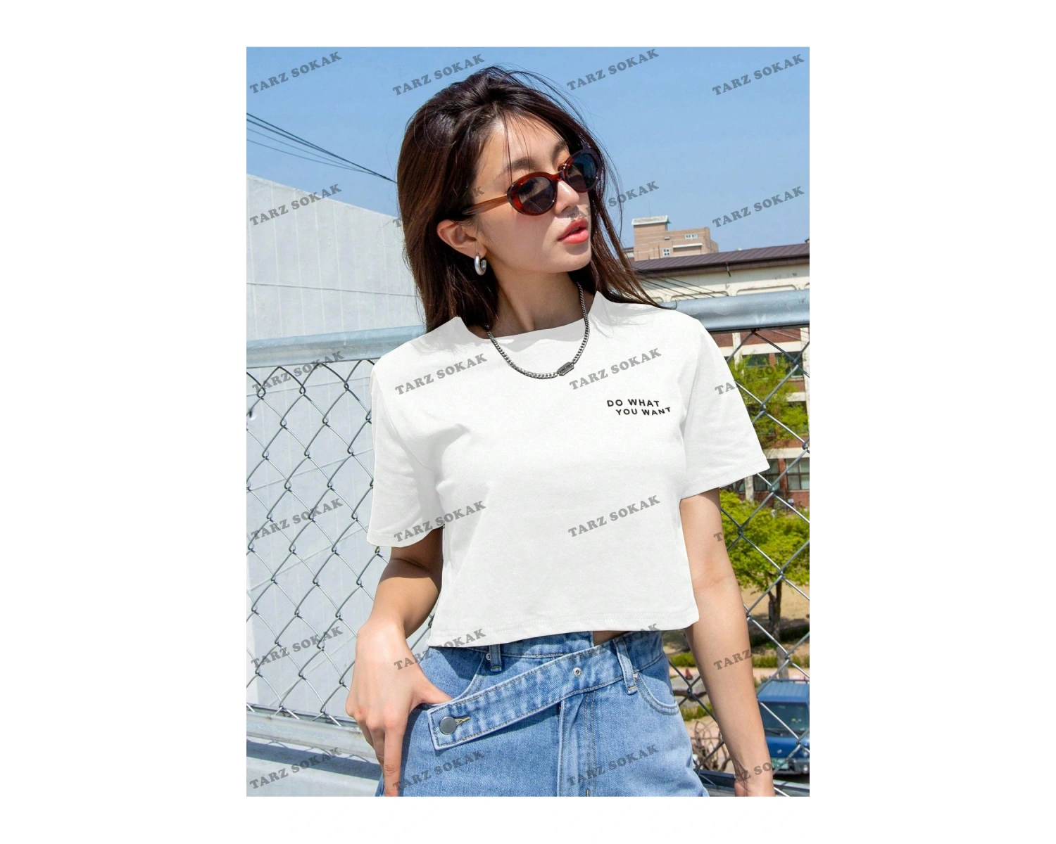 DO WHAT Baskılı Oversize Kalıp Unisex T-shirt