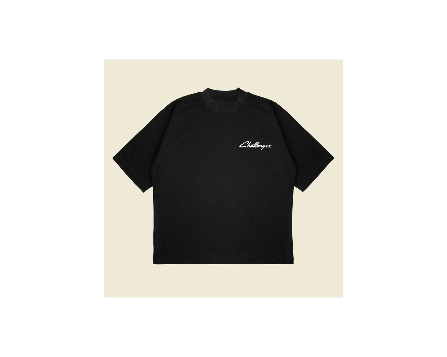 Dodge Challenger Baskılı Oversize Unisex Pamuklu Nefes Alan Kalın Kumaşlı