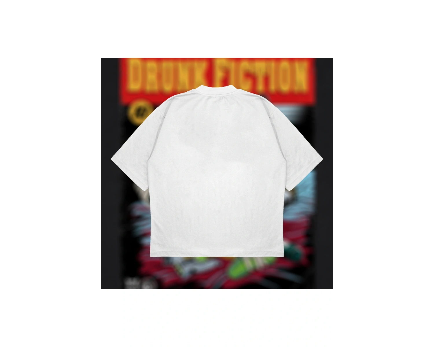 Drunk Fiction Oversize Unisex Pamuklu Nefes Alan Kalın Kumaşlı