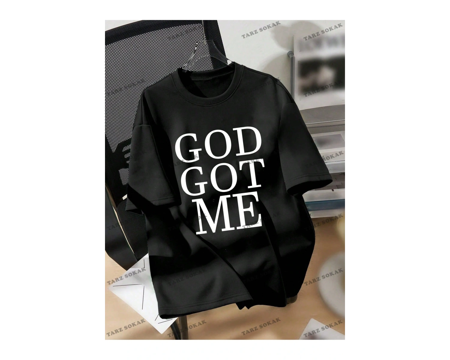 DÜZ  6 BASKISIZ Baskılı Oversize Kalıp Unisex T-shirt