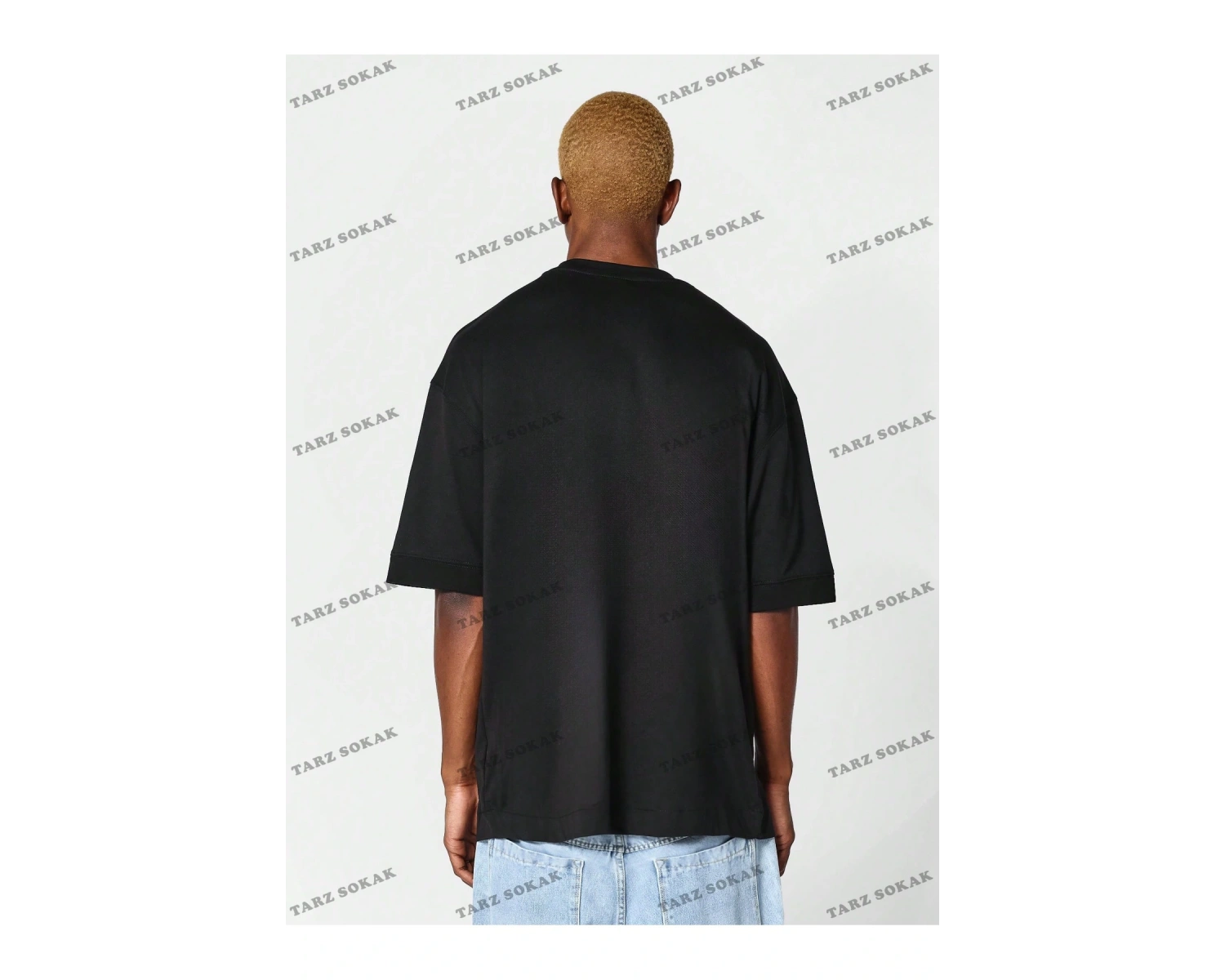 DÜZ ERKEK 4 BASKISIZ Baskılı Oversize Kalıp Unisex T-shirt