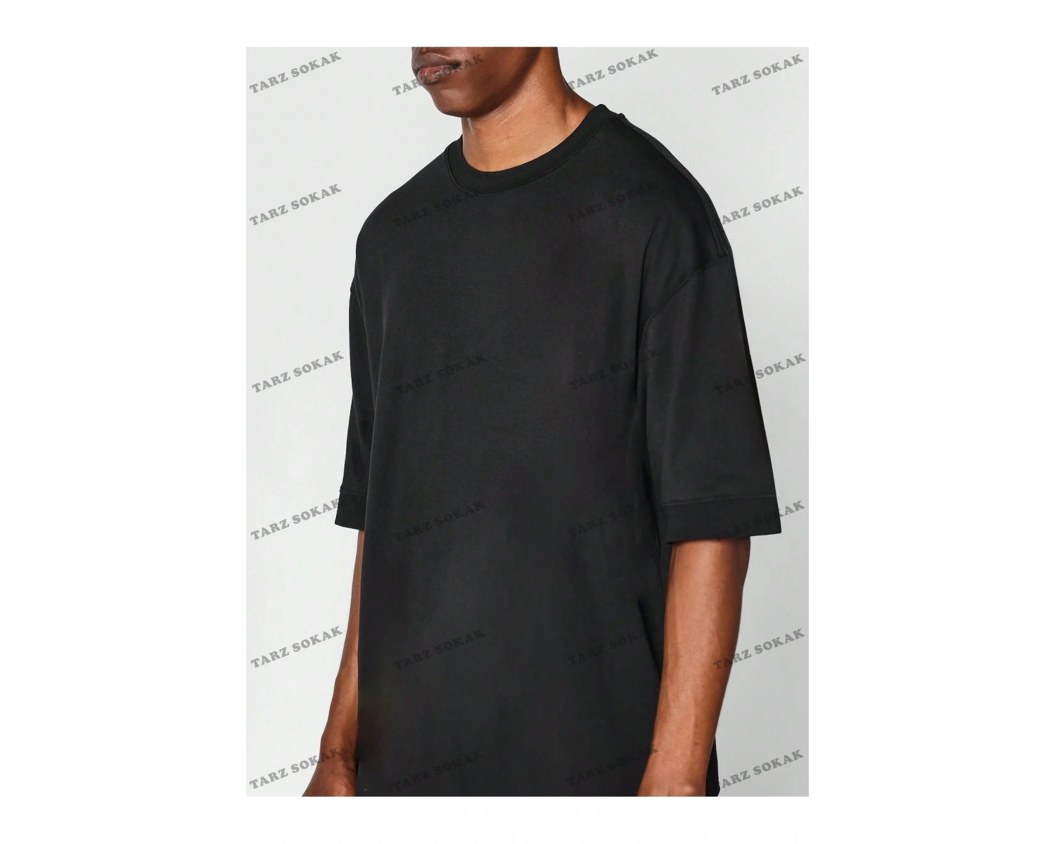 DÜZ ERKEK 4 BASKISIZ Baskılı Oversize Kalıp Unisex T-shirt