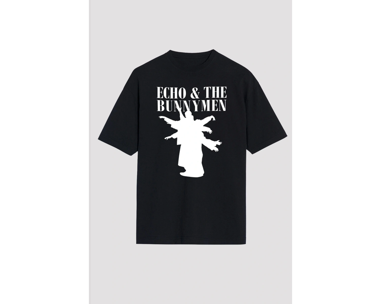 Echo And The Bunnymen Siyah Unisex Oversize Tişört T-shirt