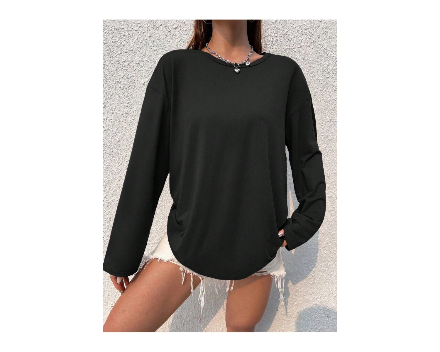 Eduely Sloganlı ve İskelet Grafikli Düşük Omuzlu Tişört