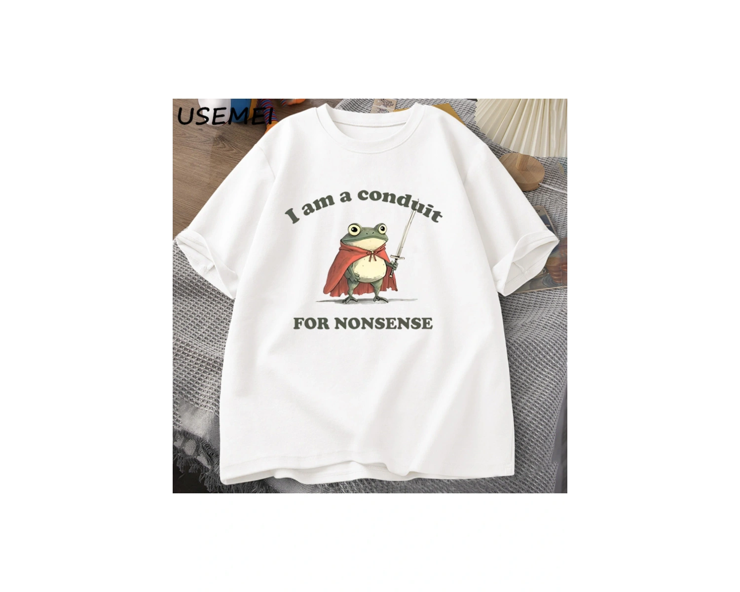 Emin ben duygusal bagaj komik T Shirt kadın erkek Vintage tavşan Teeyaz k 2836