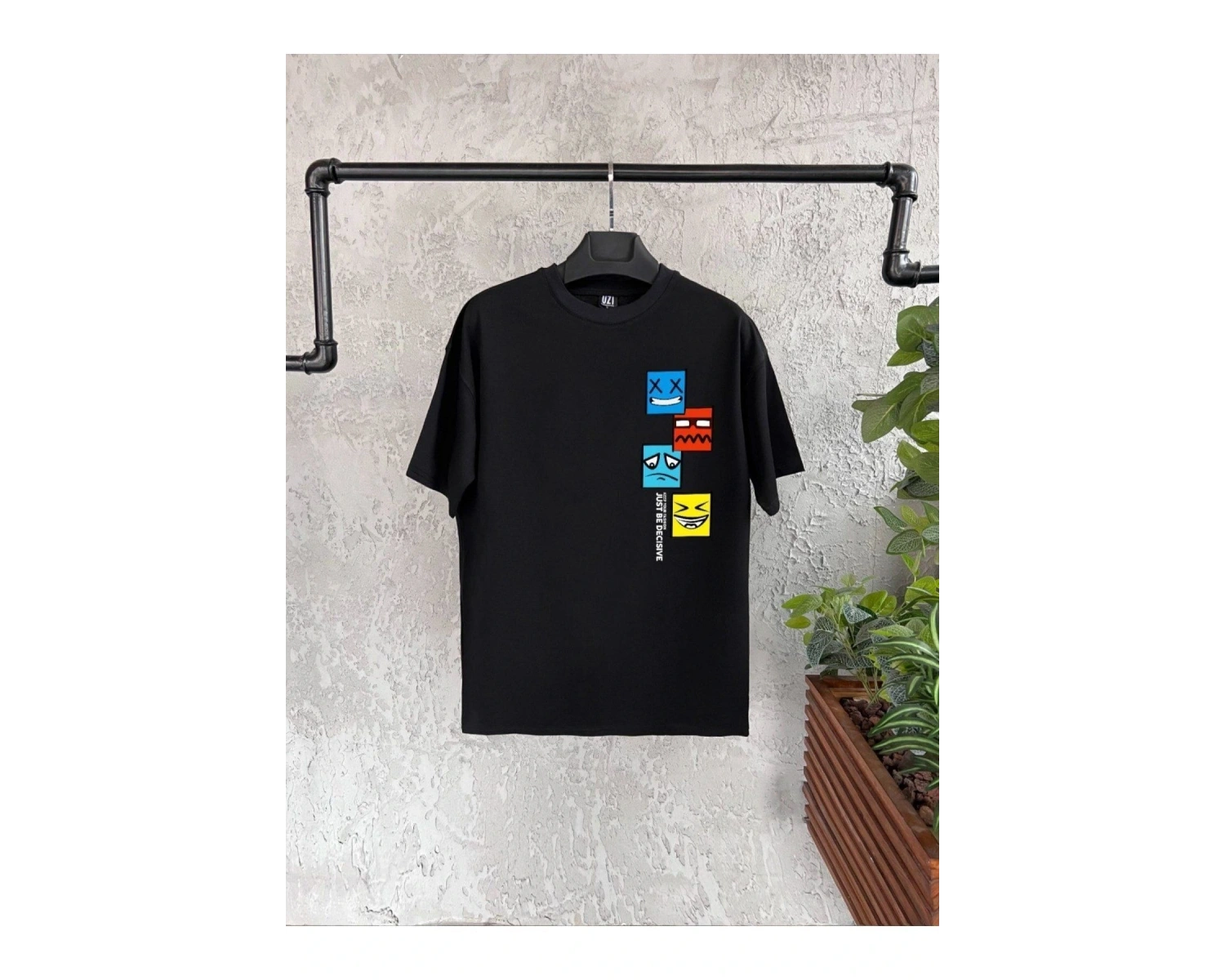 Emoji Baskılı Beyaz Erkek