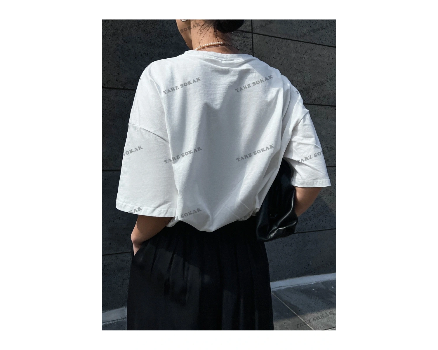 Energy Baskılı Oversize Kalıp Unisex T-shirt