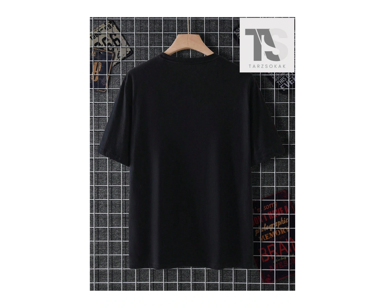 Erkek Amerikan Bayrağı Baskılı Tişört