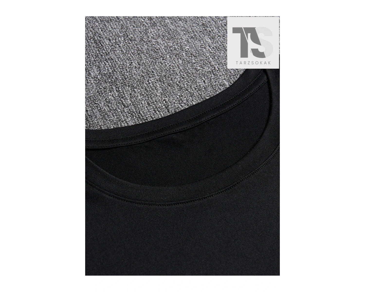 Erkek Araba Ve Dalga Desenli Yuvarlak Yaka Tişört