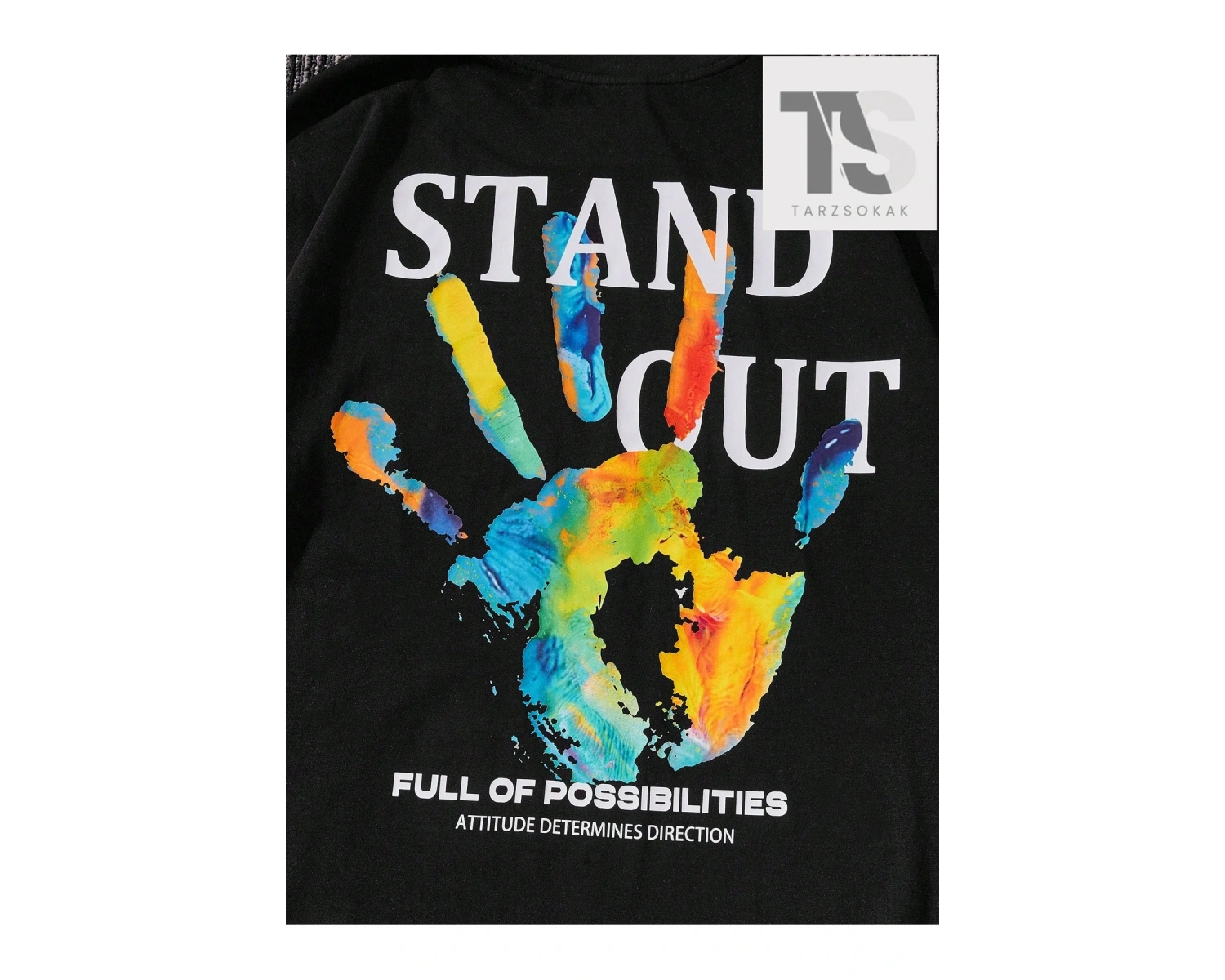 Erkek Astronot Desen Kısa Kollu T-shirt